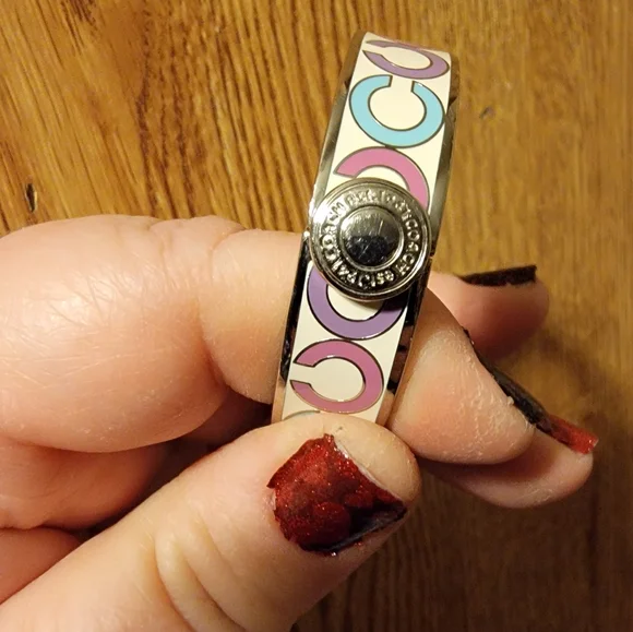 Coach Hinged Bangle Bracelet News without tags! Very colorful and eye catching! - Picture 6 of 11